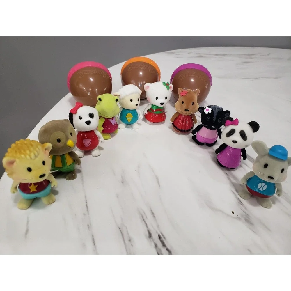 Lot 10 Lil Woodzeez Mixed Lot Animal Figures Series 2
